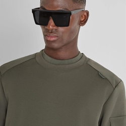 Sudadera Antony Morato Regular Fit Verde Militar MMFL01097 FA150168 4089 - Imagen 1