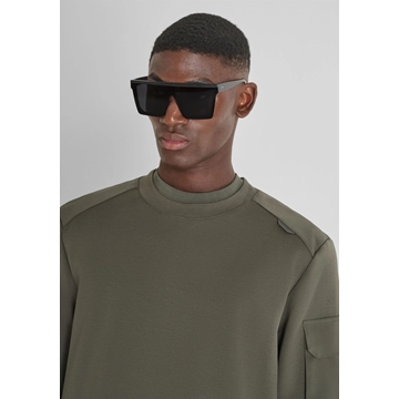 Sudadera Antony Morato Regular Fit Verde Militar MMFL01097 FA150168 4089 - Imagen 1