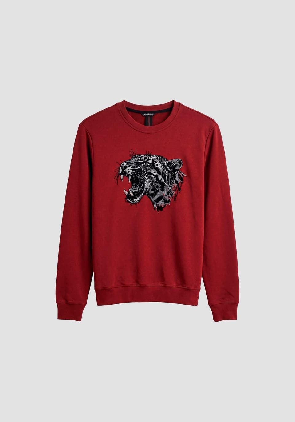 Sudadera Antony Morato Regular Fit Vino Tinto MMFL01151 FA150222 5109 - Imagen 1