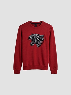 Sudadera Antony Morato Regular Fit Vino Tinto MMFL01151 FA150222 5109 - Imagen 1