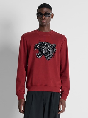 Sudadera Antony Morato Regular Fit Vino Tinto MMFL01151 FA150222 5109 - Imagen 2