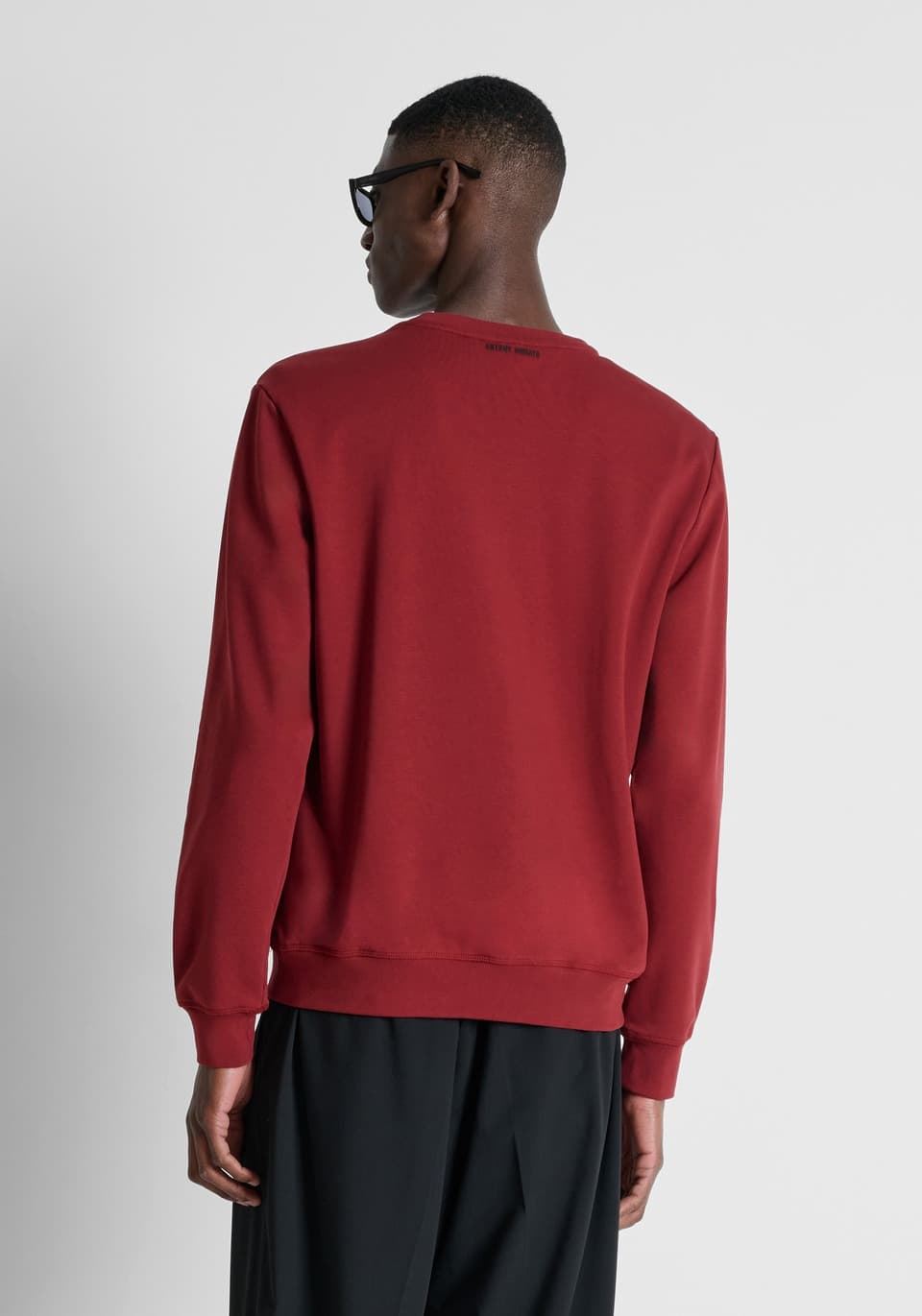 Sudadera Antony Morato Regular Fit Vino Tinto MMFL01151 FA150222 5109 - Imagen 3