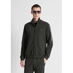Sudadera Antony Morato Regular Fleece Bosque Verde MMFL01178 FA150222 4082 - Imagen 2