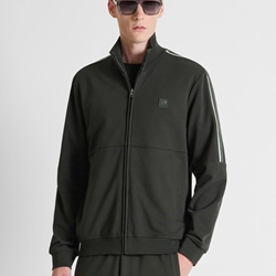 Sudadera Antony Morato Regular Fleece Bosque Verde MMFL01178 FA150222 4082 - Imagen 2