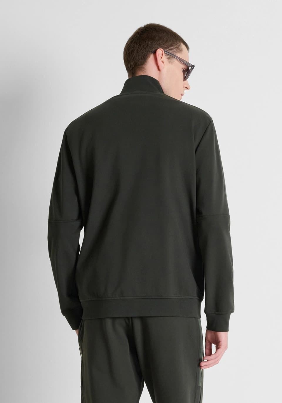 Sudadera Antony Morato Regular Fleece Bosque Verde MMFL01178 FA150222 4082 - Imagen 3