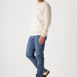 Sudadera Beige Tommy Jeans Reg Linear Crew Ext - Imagen 2