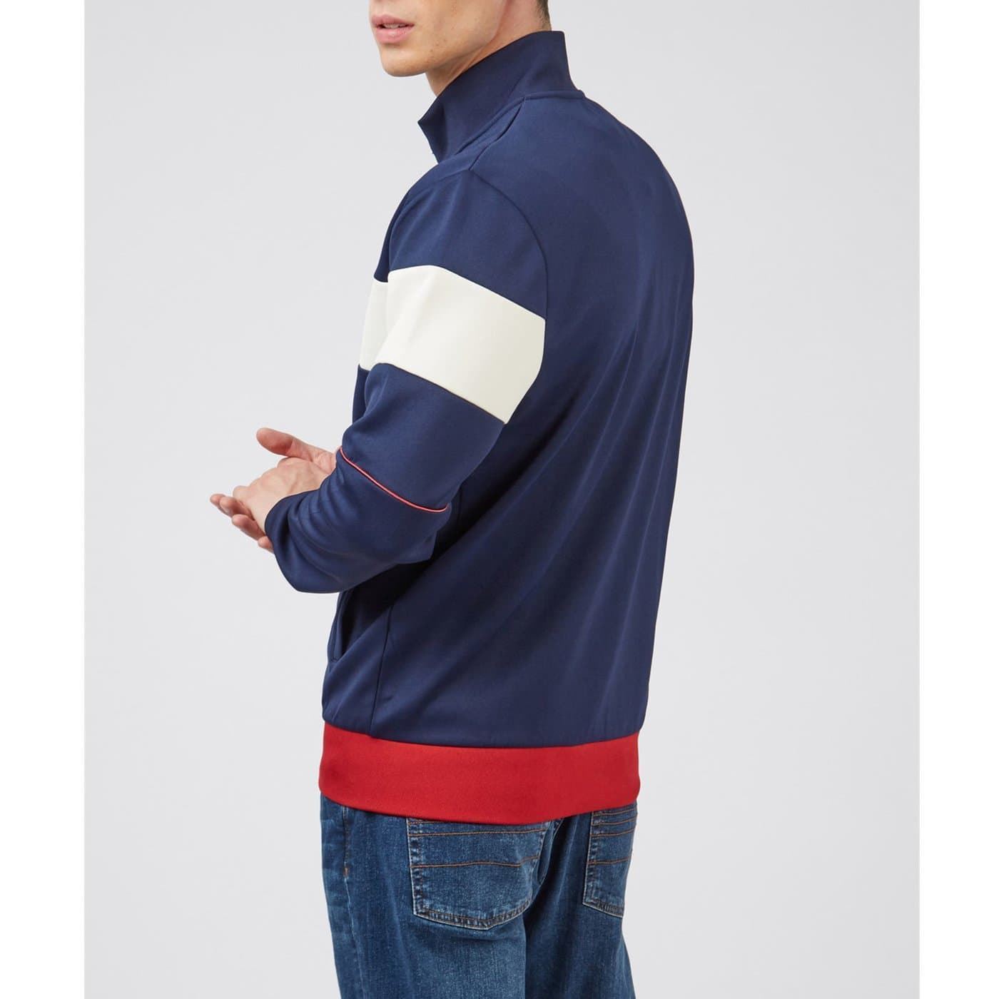 Sudadera Ben Sherman 0067885 035 Colour Block Track Top azul - Imagen 3