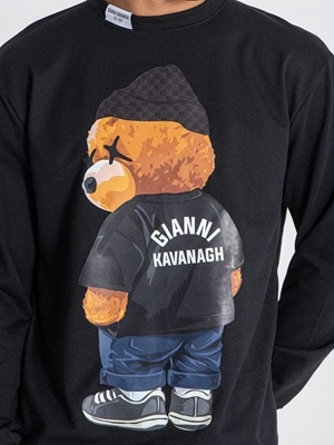 Sudadera Black Lookback Gianni Kavanagh GKM007155 - Imagen 2