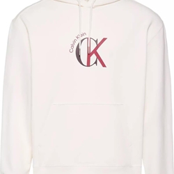 Sudadera Calvin Klein Jeans LV04RE255G YBH White greige - Imagen 1