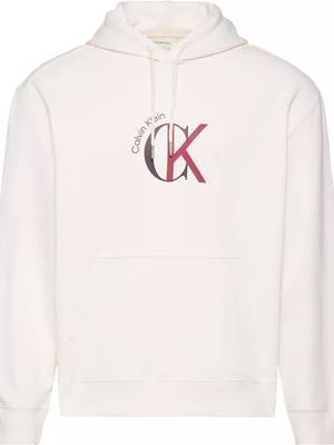 Sudadera Calvin Klein Jeans LV04RE255G YBH White greige - Imagen 1