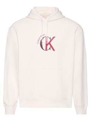 Sudadera Calvin Klein Jeans LV04RE255G YBH White greige - Imagen 1