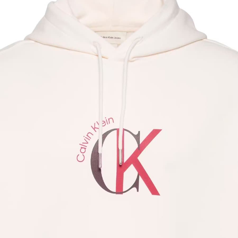 Sudadera Calvin Klein Jeans LV04RE255G YBH White greige - Imagen 3