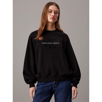 Sudadera Chenille Monologo CR Calvin Klein J20J224652 BEH - Imagen 1