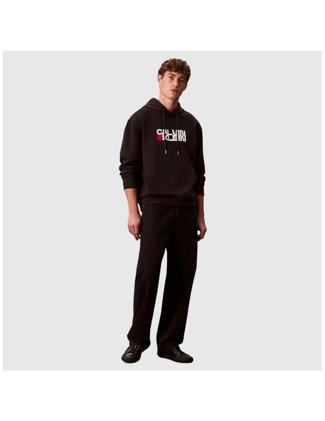 Sudadera con capucha Calvin Klein Jeans LV04RD258G UB1 black - Imagen 3