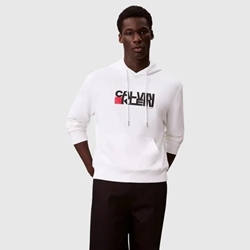 Sudadera con capucha Calvin Klein Jeans LV04RD258G YAF bright white - Imagen 1