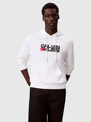 Sudadera con capucha Calvin Klein Jeans LV04RD258G YAF bright white - Imagen 1