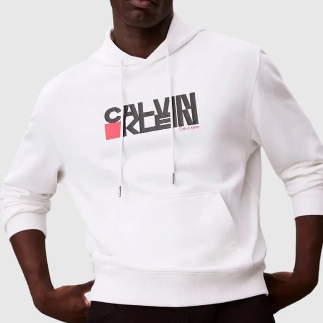 Sudadera con capucha Calvin Klein Jeans LV04RD258G YAF bright white - Imagen 2