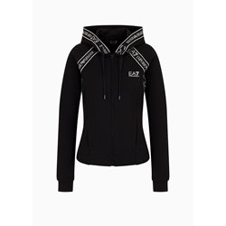 Sudadera con capucha EA7 Emporio Armani 6RTM26 TJKWZ 1200 negro - Imagen 1