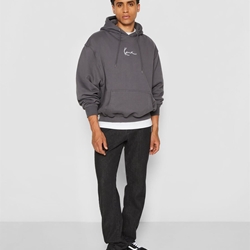 Sudadera con capucha KARL KANI 6021248 KK Small Signature Hoodie GREY - Imagen 1