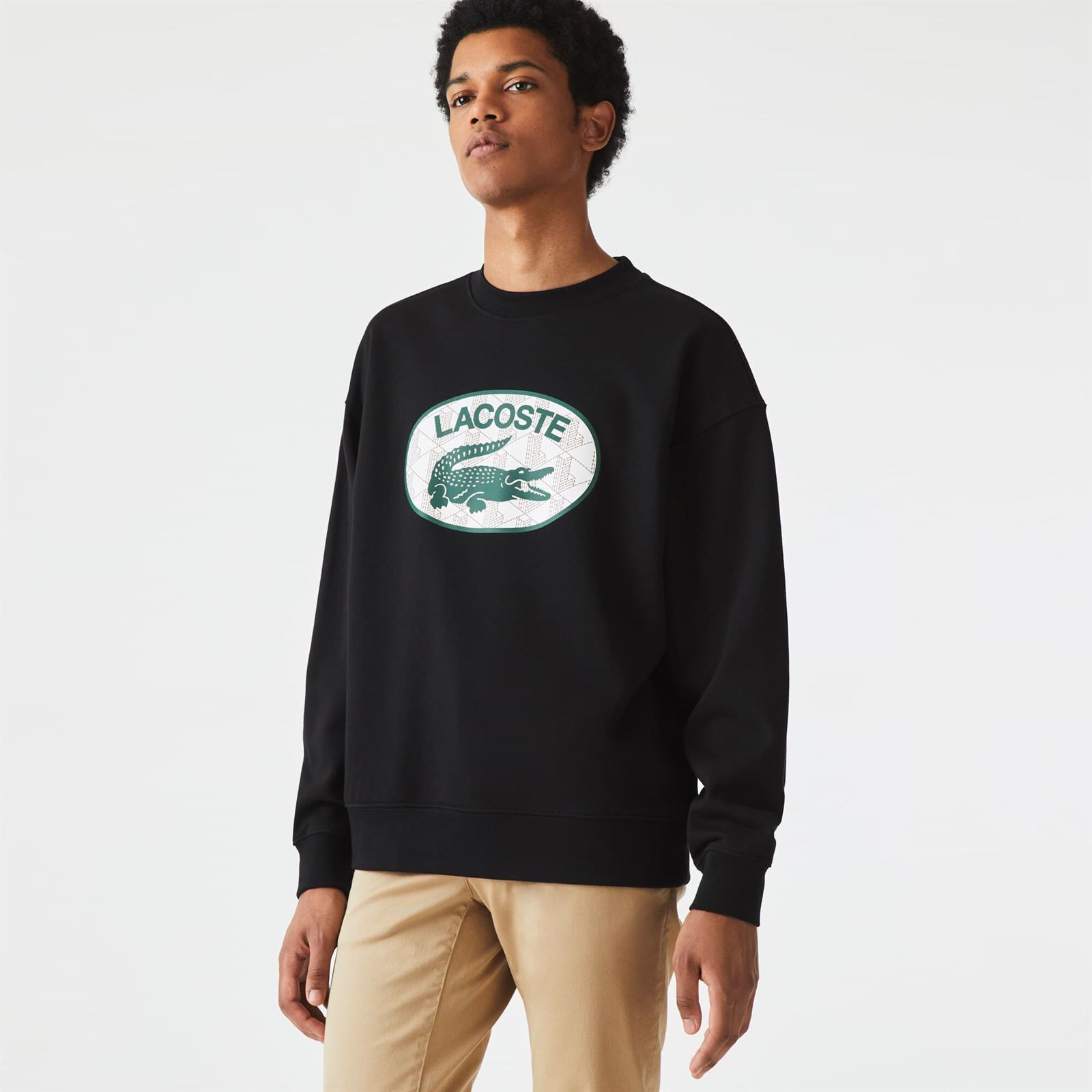 Sudadera con capucha LACOSTE SH2524 00 031 negro - Imagen 1