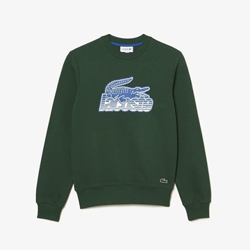 Sudadera con capucha LACOSTE SH5087 00 132 verde - Imagen 1
