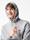 Sudadera con capucha Lacoste SH9623 00 CCA argent chine - Imagen 2