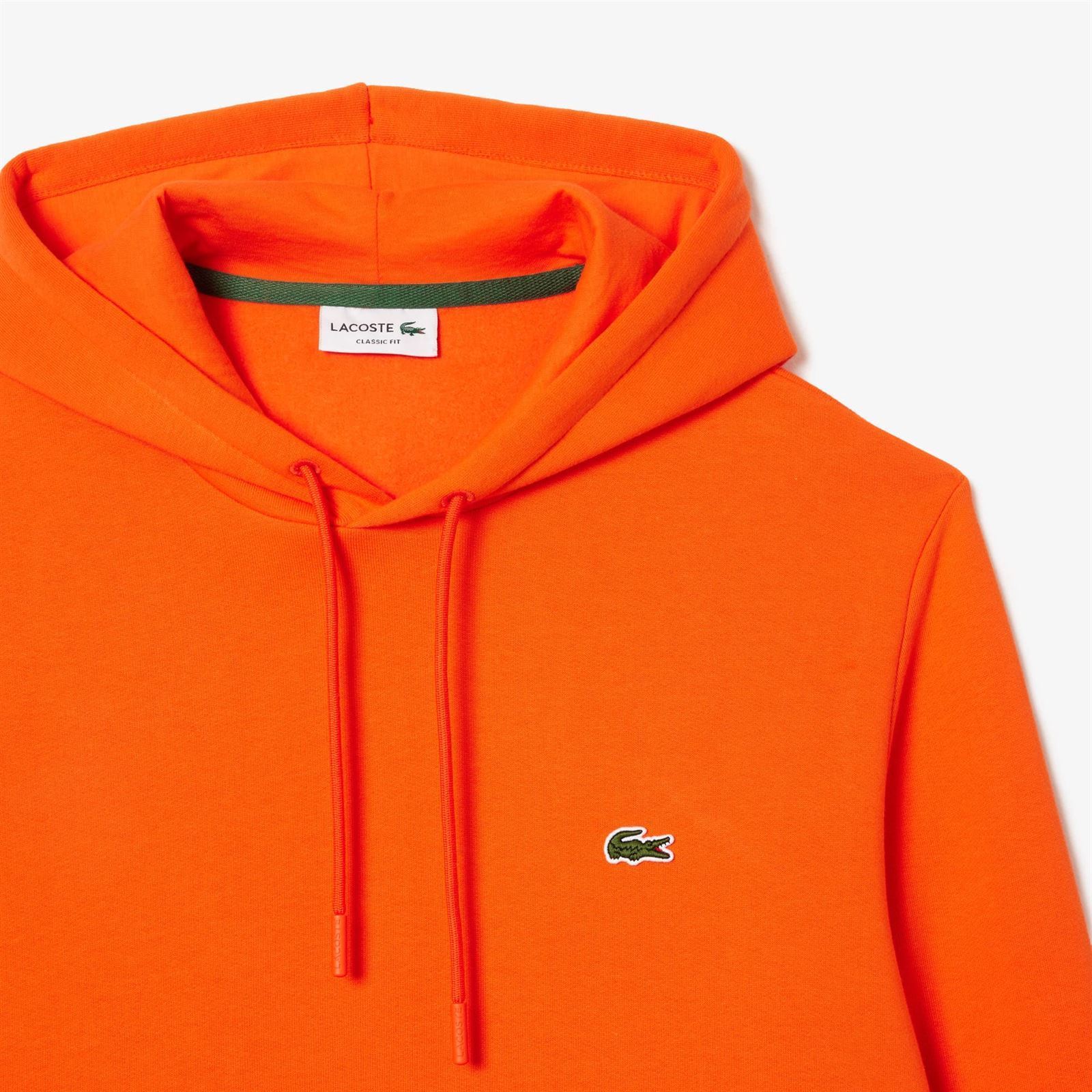 Sudadera con capucha Lacoste SH9623 00 SJI sunrise - Imagen 4