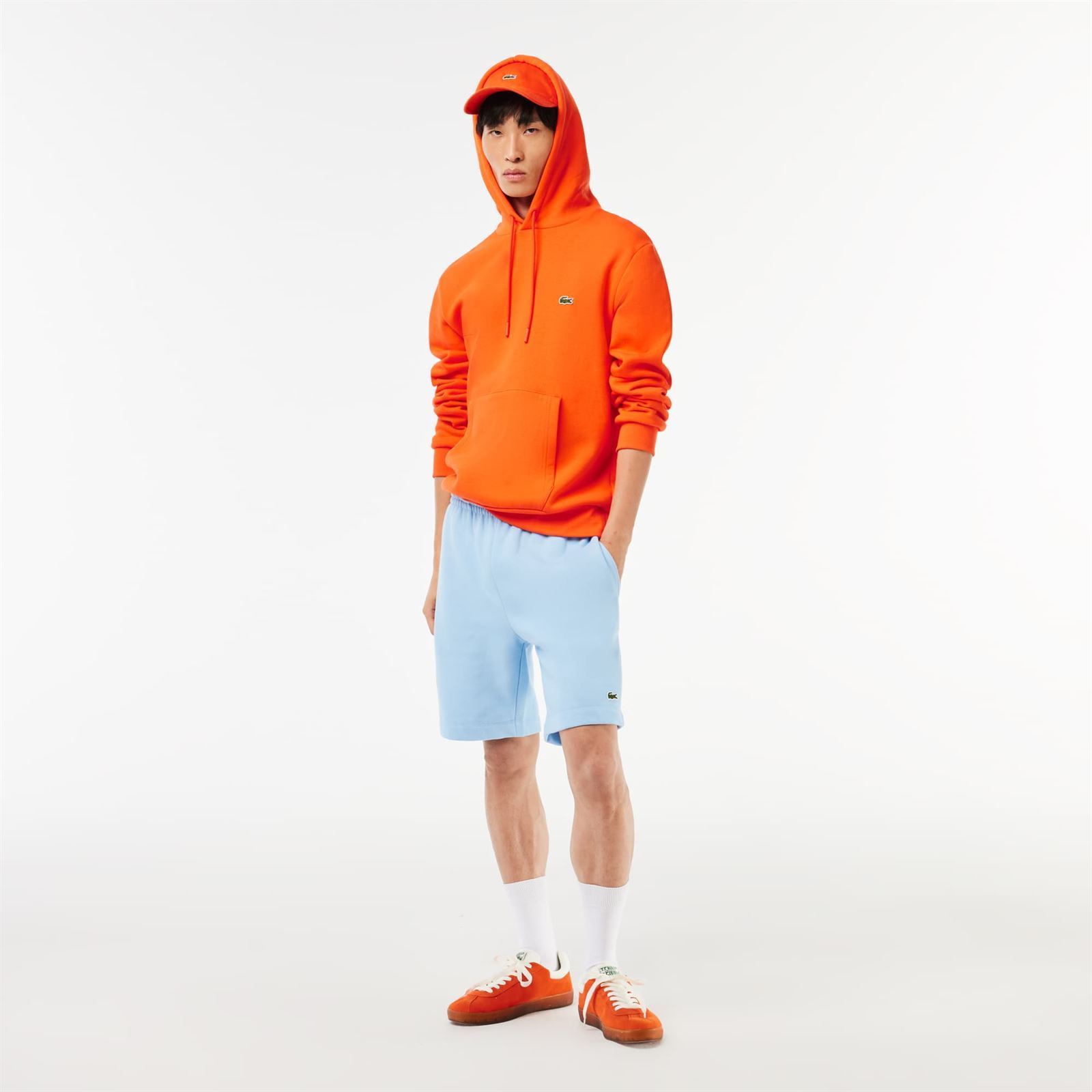 Sudadera con capucha Lacoste SH9623 00 SJI sunrise - Imagen 5