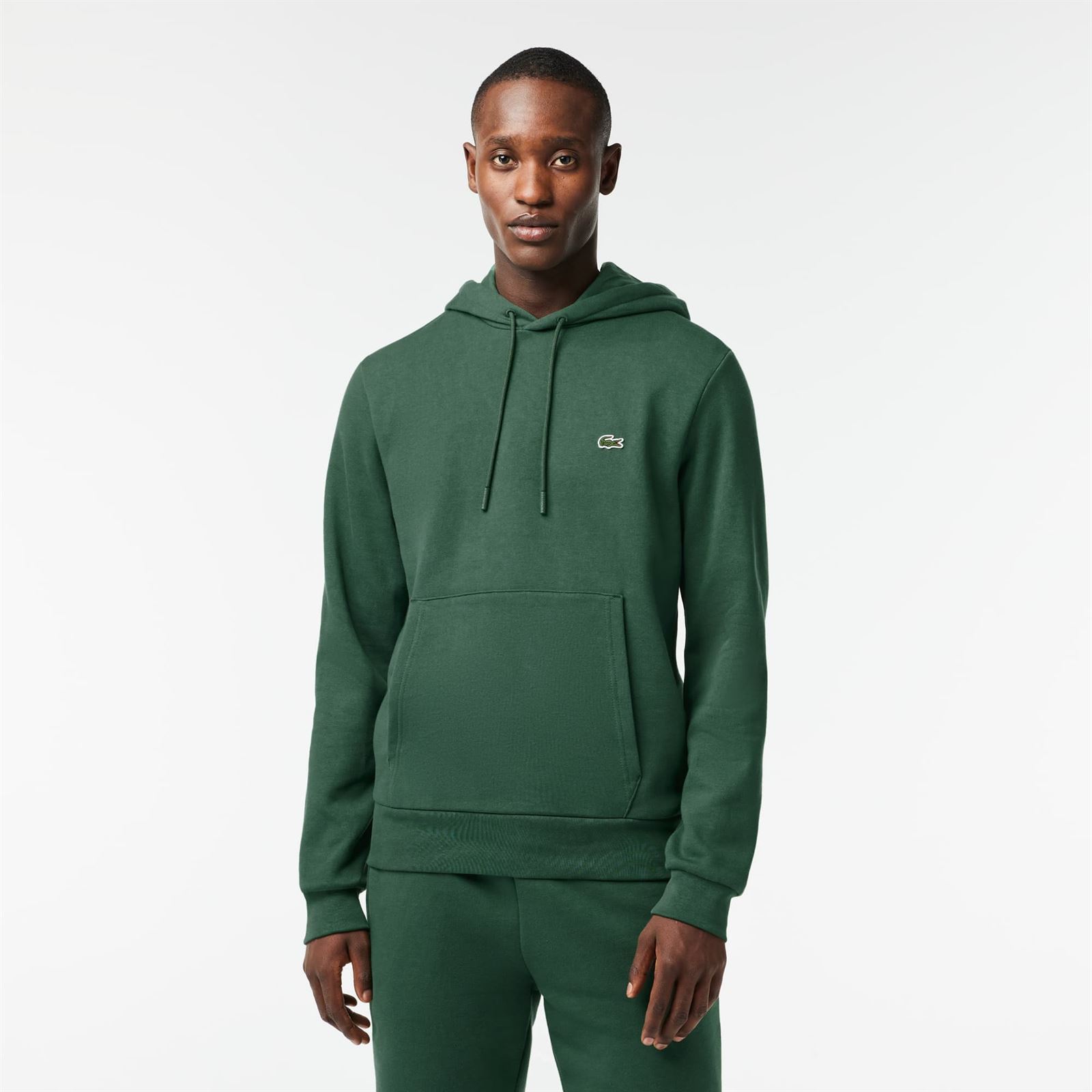 Sudadera con capucha Lacoste SH9623 00 SMI sequoia - Imagen 1