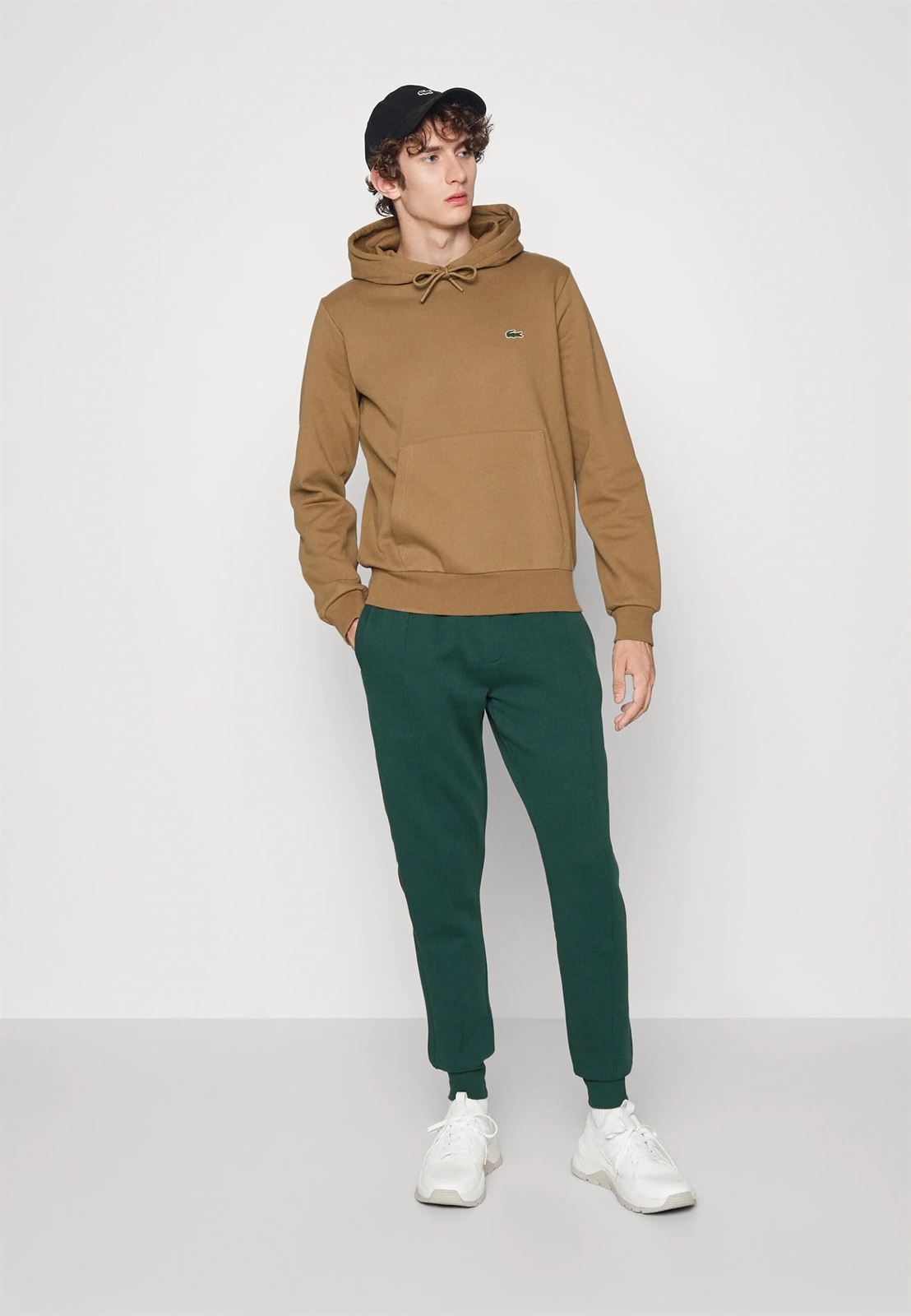 Sudadera con capucha Lacoste SH9623 00 Z0W marrón - Imagen 2