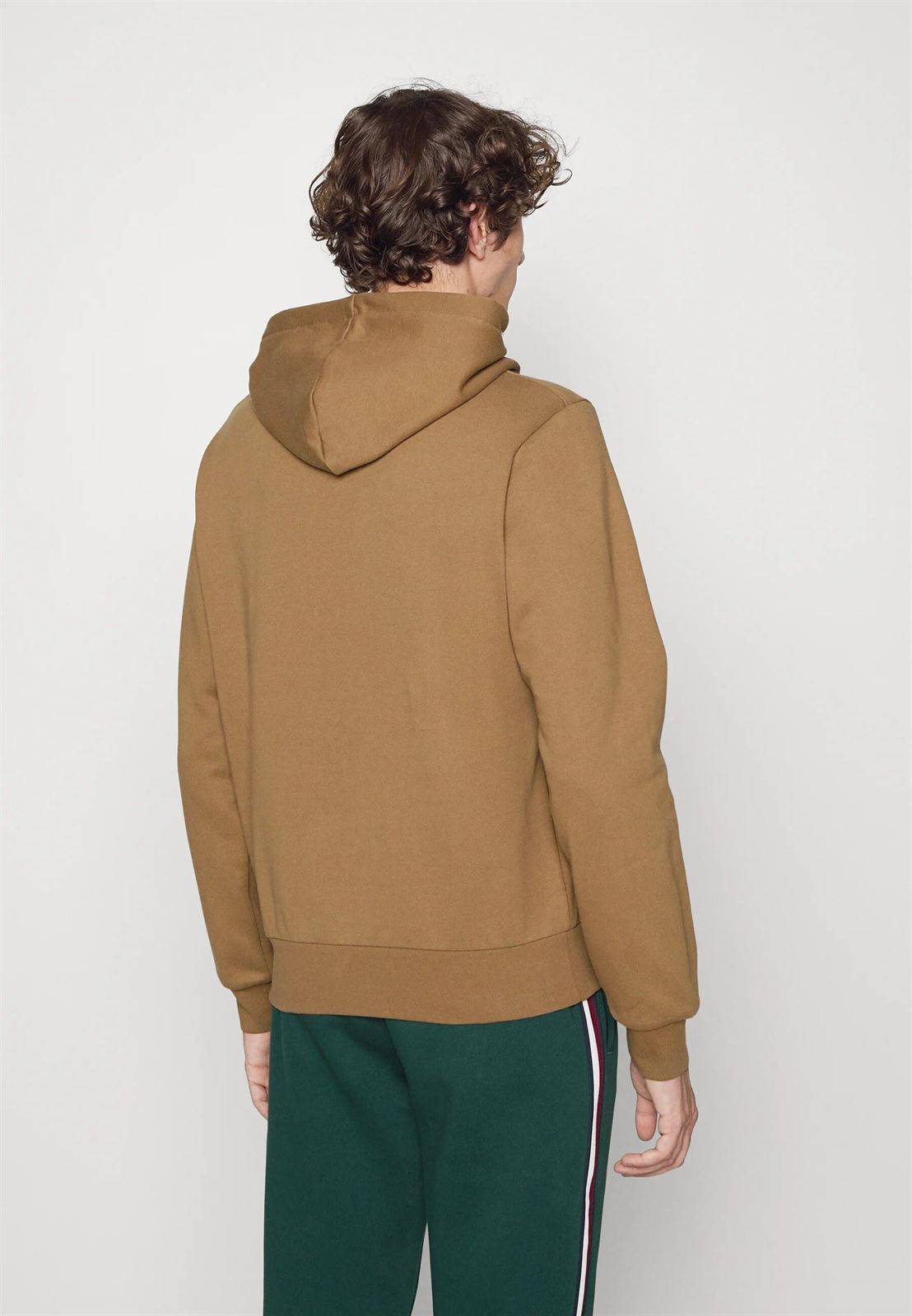 Sudadera con capucha Lacoste SH9623 00 Z0W marrón - Imagen 3