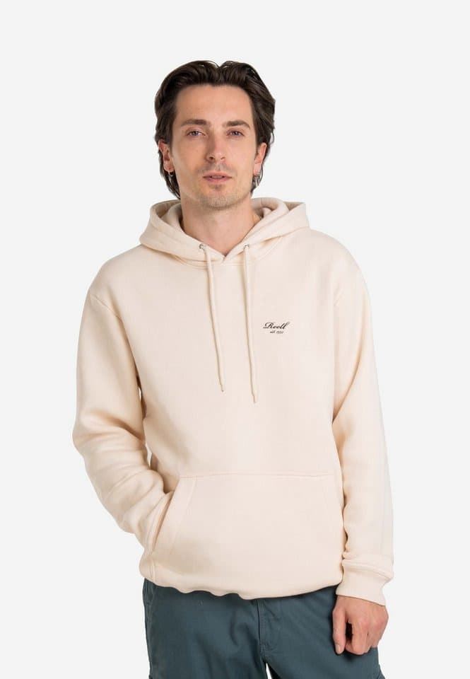 Sudadera con capucha REELL Staple Logo Hoodie RE3695 silver peony - Imagen 1