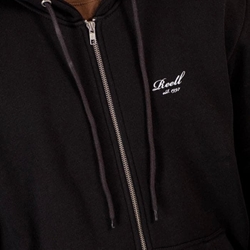 Sudadera con capucha REELL Staple Logo Zip Hoodie RE3702 DEEP BLACK - Imagen 2