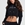 Sudadera con capucha SIKSILK SSW-3090 Essential Cropped Hoodie negro - Imagen 1