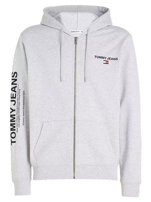 Sudadera con capucha TOMMY JEANS DM0DM17783 PJ4 Silver grey - Imagen 1