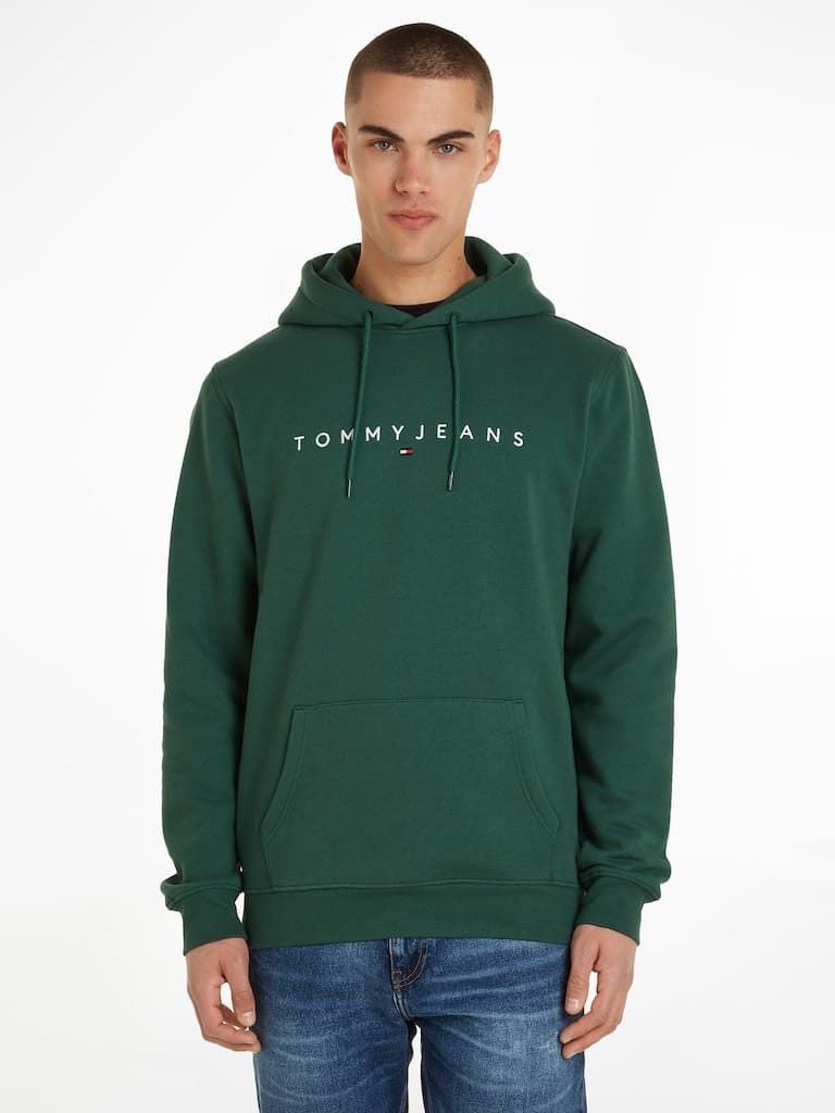 Sudadera con capucha TOMMY JEANS DM0DM17985 L4L court green - Imagen 1