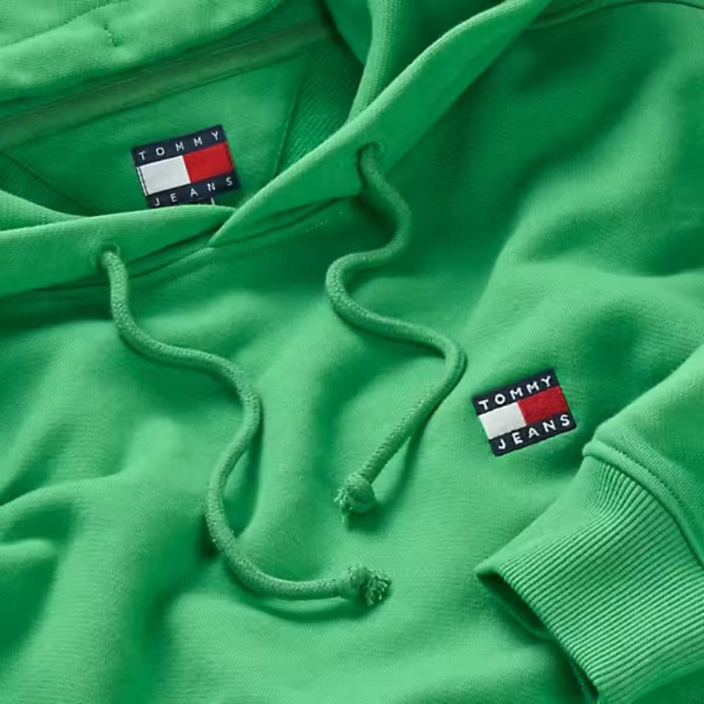 Sudadera con capucha Tommy Jeans DM0DM20258 LY3 coastal green - Imagen 3
