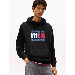 Sudadera con capucha TOMMY JEANS DM0DM22092 BDS BLACK - Imagen 1