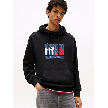 Sudadera con capucha TOMMY JEANS DM0DM22092 BDS BLACK - Imagen 1