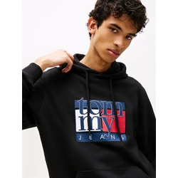 Sudadera con capucha TOMMY JEANS DM0DM22092 BDS BLACK - Imagen 2