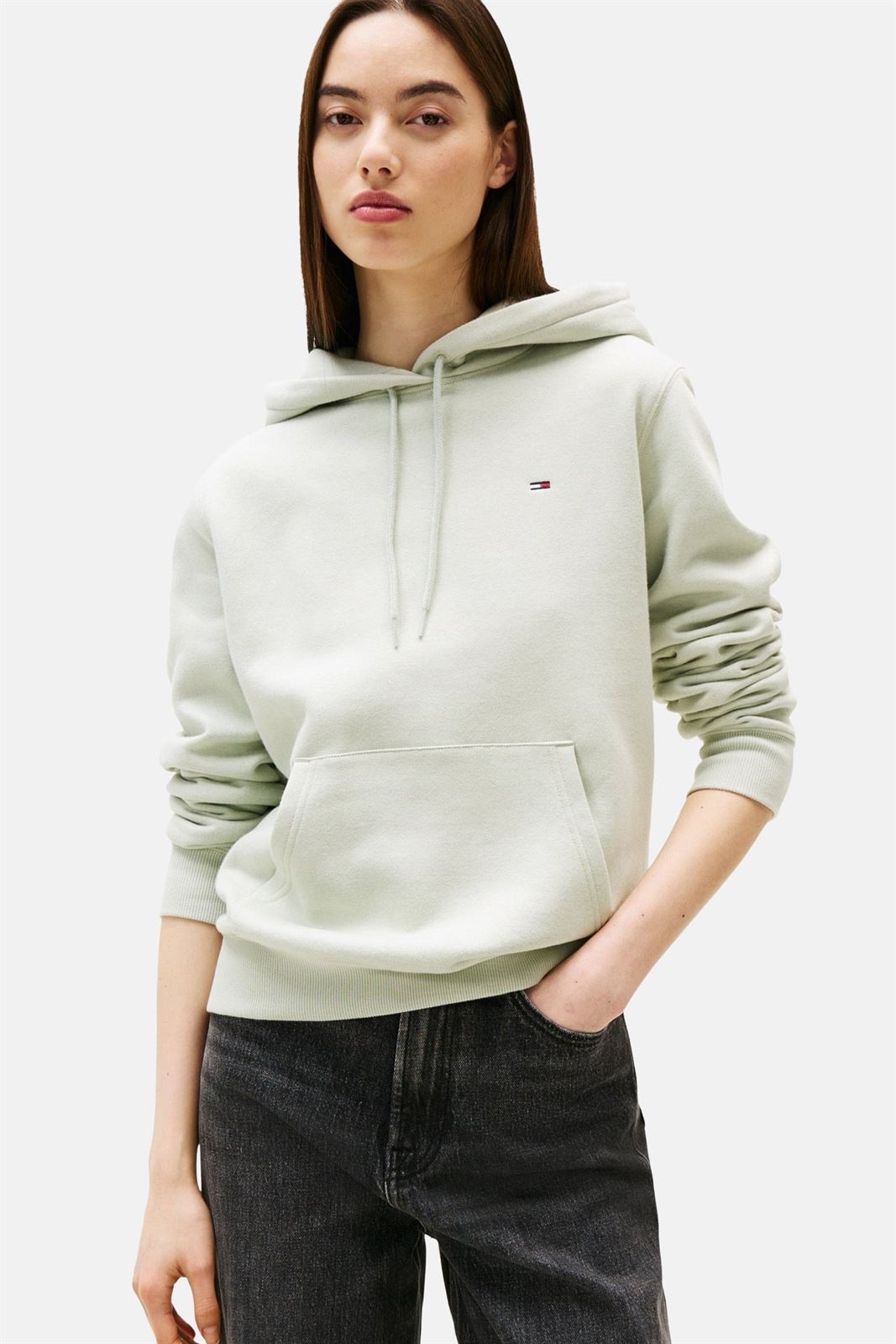Sudadera con capucha Tommy Jeans Misty Sage DW0DW19958 M1C - Imagen 1