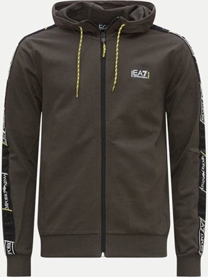 Sudadera con cremallera EA7 Emporio Armani 3RPM09 PJ05Z 1997 raven - Imagen 1