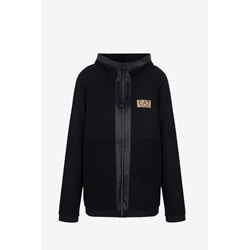 Sudadera con cremallera Emporio Armani EA7 3DPM10 PJUZZ 1200 negro - Imagen 1