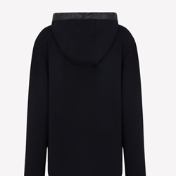 Sudadera con cremallera Emporio Armani EA7 3DPM10 PJUZZ 1200 negro - Imagen 2