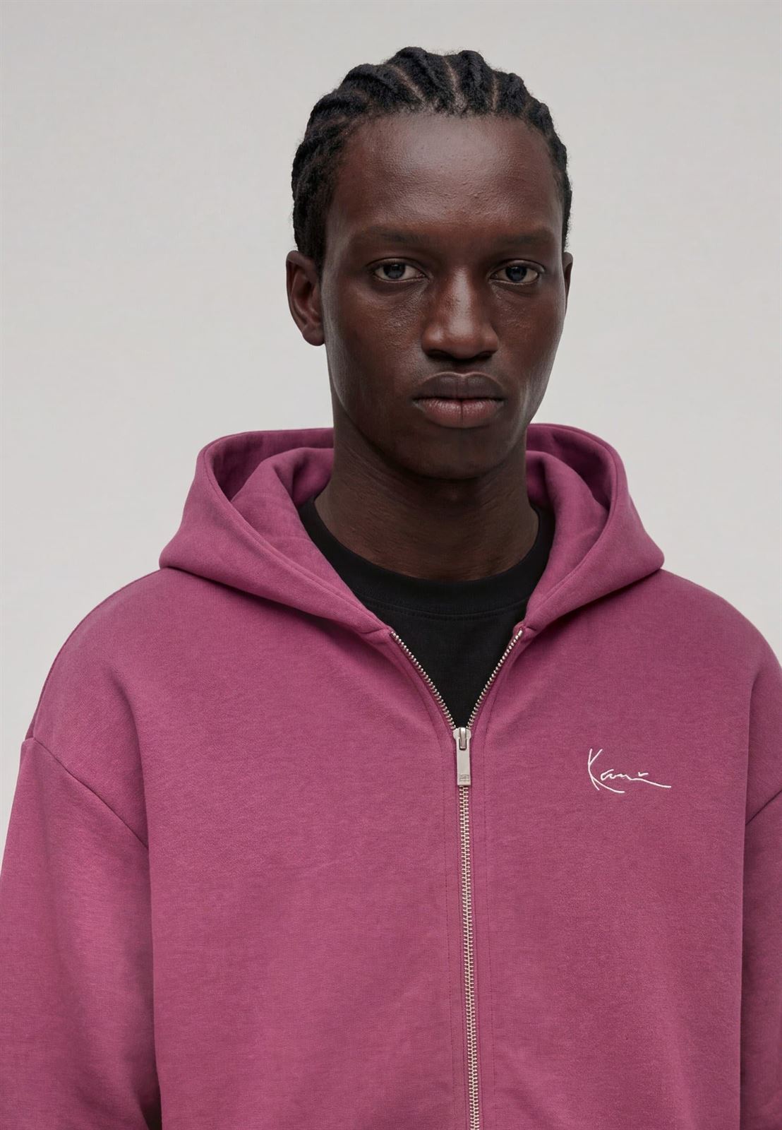 Sudadera con cremallera Karl Kani Violet PD00016554 - Imagen 3