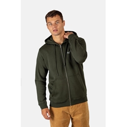 Sudadera con cremallera REELL Staple Logo Zip RE1673 GREEN - Imagen 1