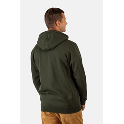 Sudadera con cremallera REELL Staple Logo Zip RE1673 GREEN - Imagen 2
