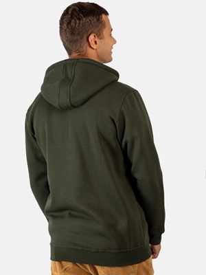 Sudadera con cremallera REELL Staple Logo Zip RE1673 GREEN - Imagen 2