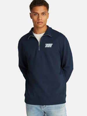 Sudadera con cremallera Tommy Jeans DM0DM21865 C1G dark night navy - Imagen 1