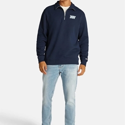 Sudadera con cremallera Tommy Jeans DM0DM21865 C1G dark night navy - Imagen 2